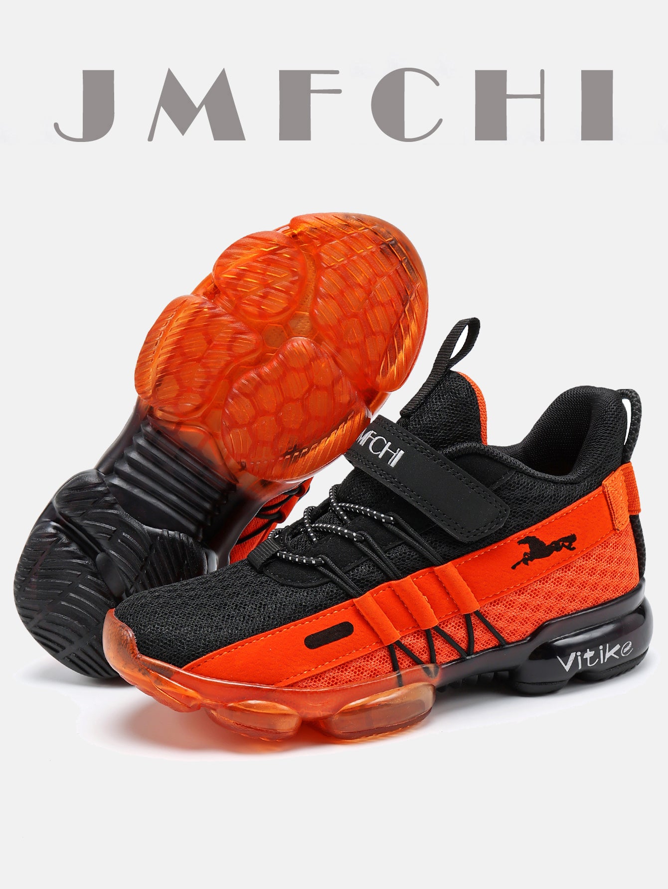 FANGFIUP Children's shoes Spring and autumn 2023 New primary school net face children's shoes air cushion breathable net face children's shoes