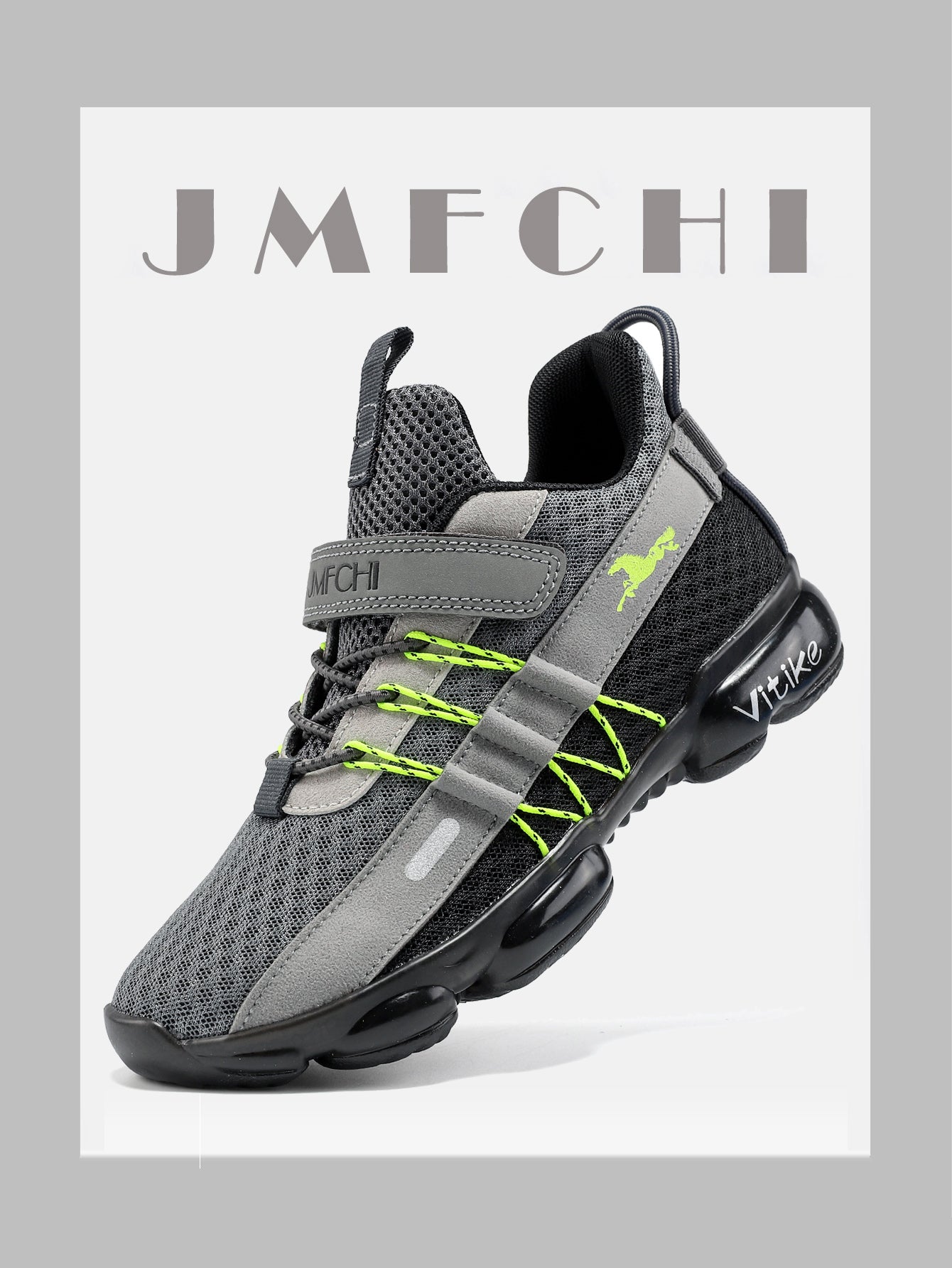 FANGFIUP  Boys' shoes Summer 2023 summer new mesh breathable big children's running shoes Air cushion soft soled children's sports shoes