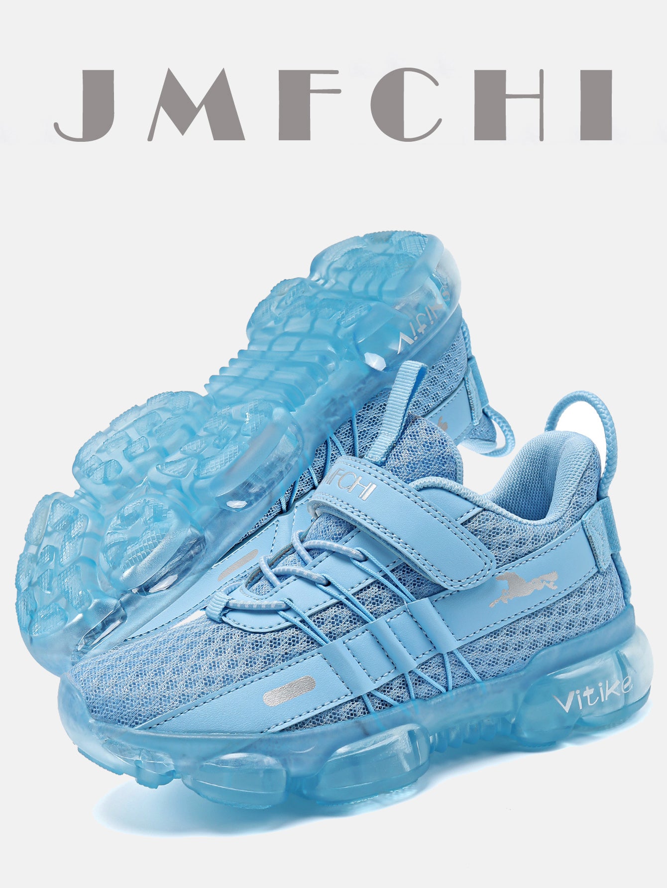 FANGFIUP Children's shoes Spring and autumn 2023 New primary school net face children's shoes air cushion breathable net face children's shoes