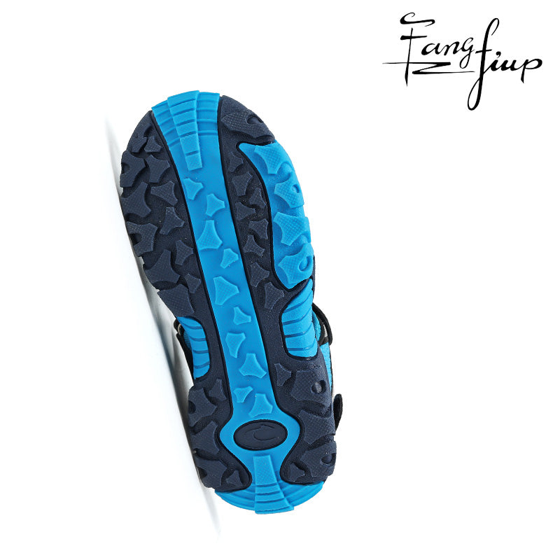 Kids Sports Closed Toe Sandals Breathable Boys Girls Non Slip Beach Water Shoes School Fashion